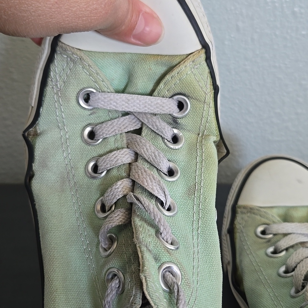 Converse Mint Green Sneakers Size 7 - Picture 8 of 8